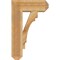 Ekena Millwork Merced Craftsman Rough Sawn Bracket, Western Red Cedar, 6"W x 20"D x 32"H BKT06X20X32MRC04RWR - alternate 3